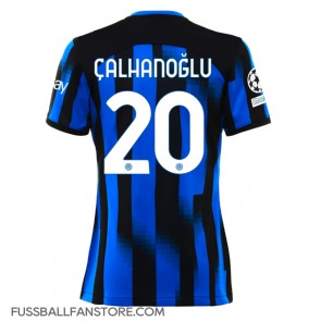 Inter Milan Hakan Calhanoglu #20 Replik Heimtrikot Damen 2023-24 Kurzarm